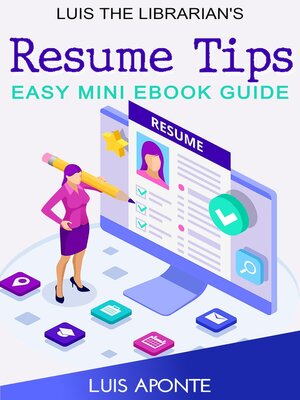 cover image of Resume Tips Easy Mini Ebook Guide